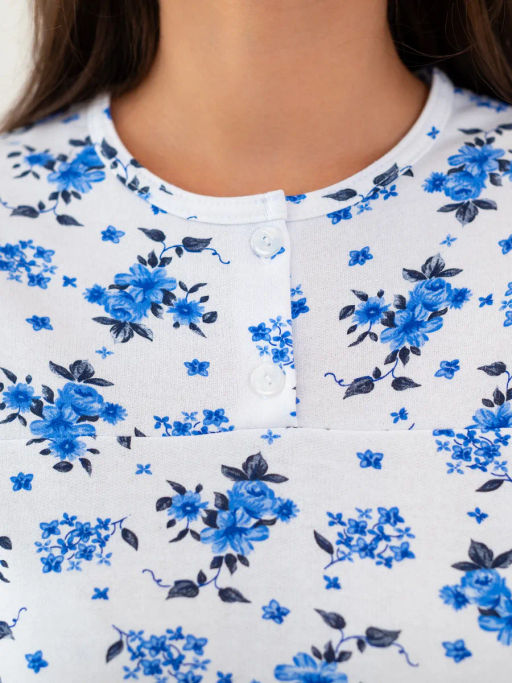 Сорочка женская Нина Голубой - Modamica фото 42