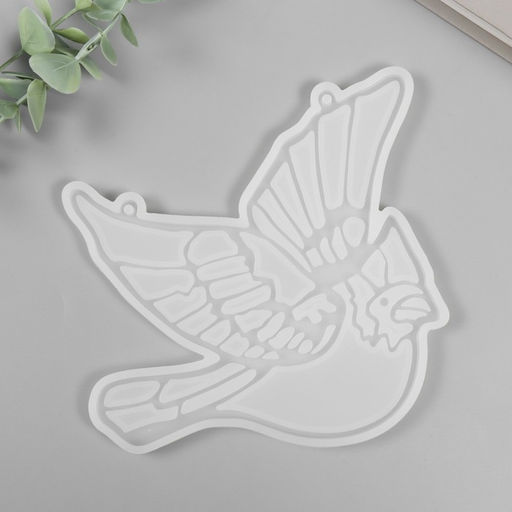 Молд силиконовый «Свиристель летит» 16 × 18,7 × 0,8 см