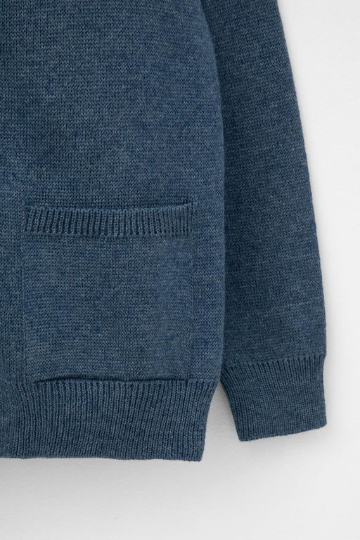 Crockid _ КВ 30155/джинсовый меланж кардиган для мал
