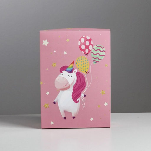Коробка складная Единорог, 21 15 7 см - Дарите счастье фото 4