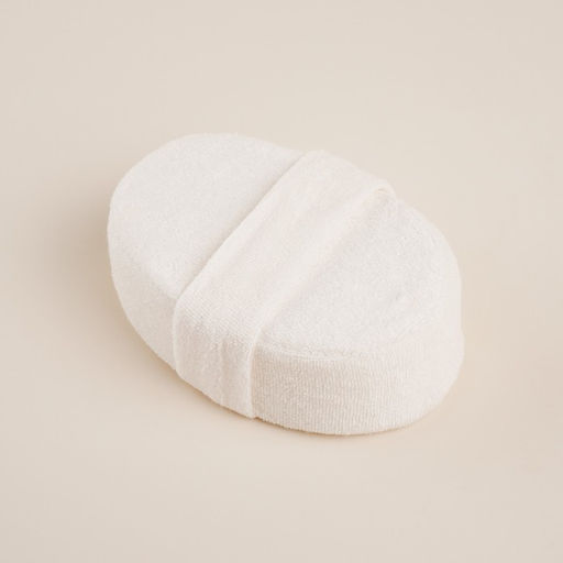 Мочалка - губка массажная SL Home «Ортика», крапива, 15×10×5 см, бежевая