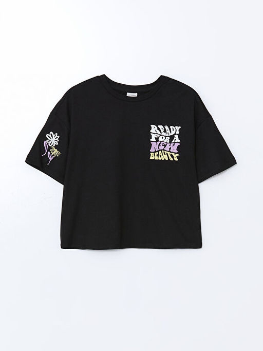 Bisiklet Yaka K?z ?ocuk Ti??rt