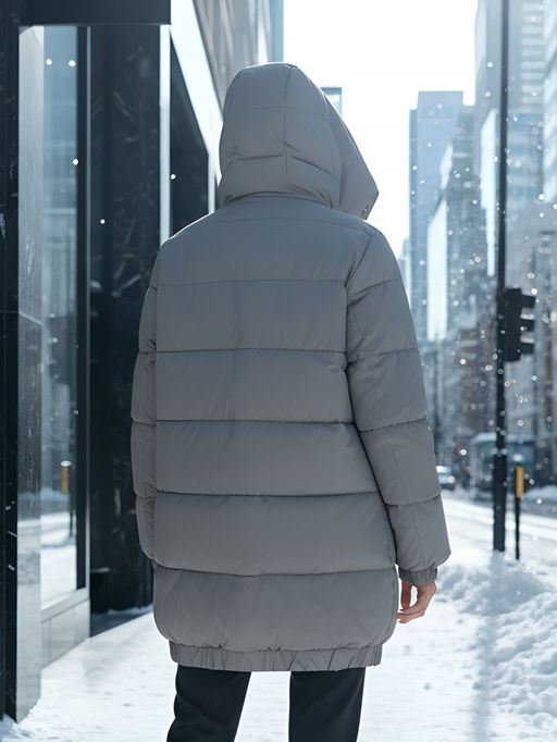 Куртка женская зимняя на резинке большого размера коричневого цвета 7619K Бренд: Visdeer  фото 24