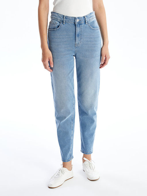 Mom Fit Kad?n Jean Pantolon