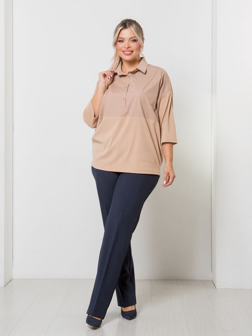 Блузка 1420 песочный