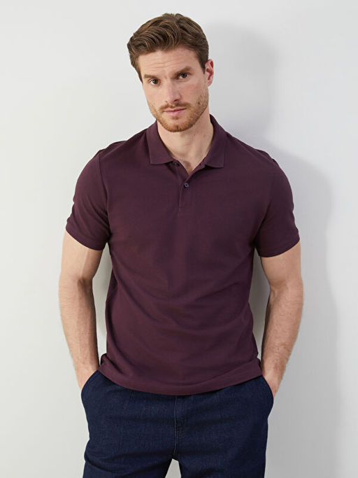 Polo Yaka K?sa Kollu Pike Erkek Ti??rt