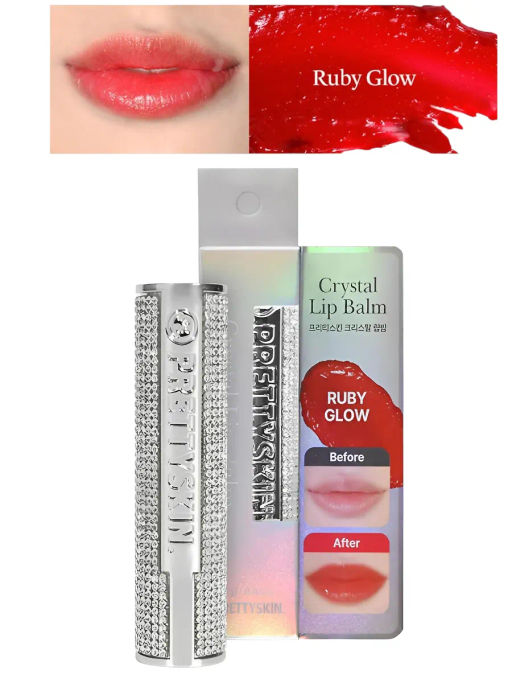 Lip Balm Crystal Ruby Glow - Бальзам для губ кристальный рубиновое сияние, 3 гр
