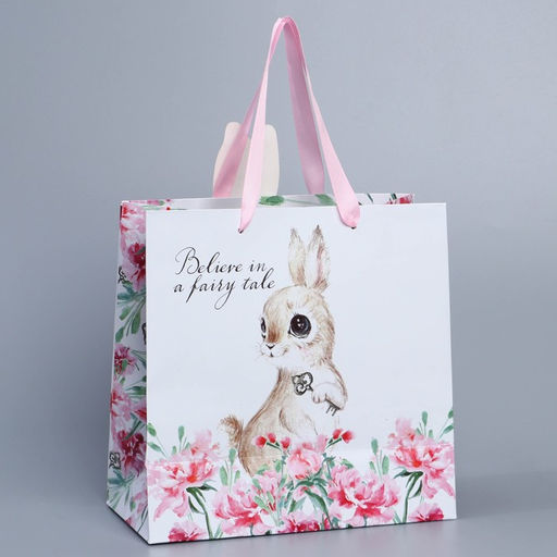 Пакет подарочный Кролик, 22 ? 22 ? 10 см - Дарите счастье фото 8