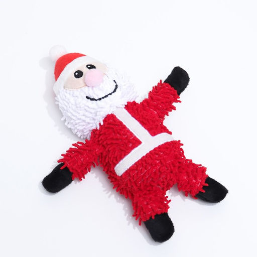 Игрушка мягкая для собак Дед мороз с пищалкой, 26 х 15 см - Пижон фото 3