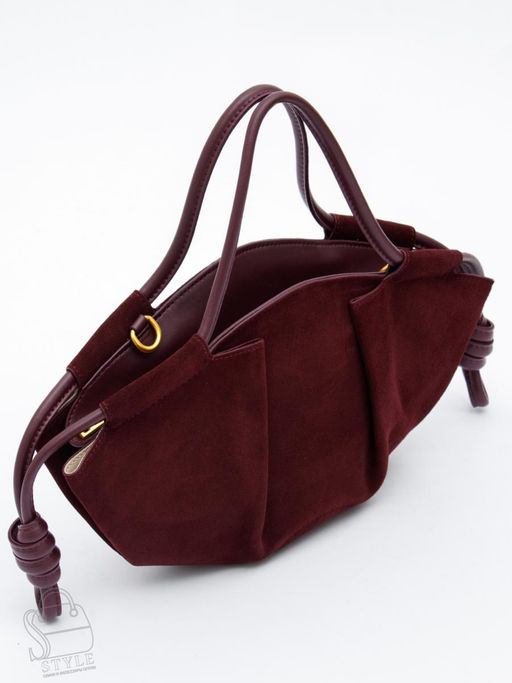 Сумка женская кожаная 99071-1NN wine red  Natale Navetta