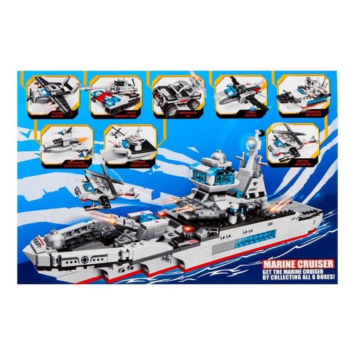 Конструктор Военная зона «Истребитель. Боевой транспорт», 71 деталь