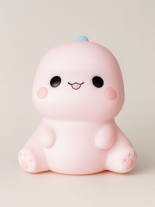 Копилка Smile dino, pink (18 см), пластик