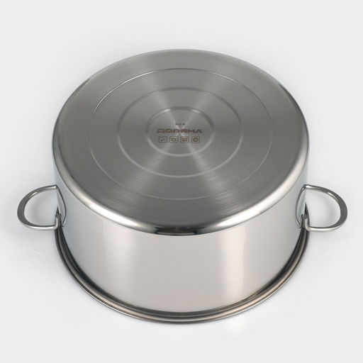 Кастрюля Доляна «Грейт», 9 л, индукция, нержавеющая сталь