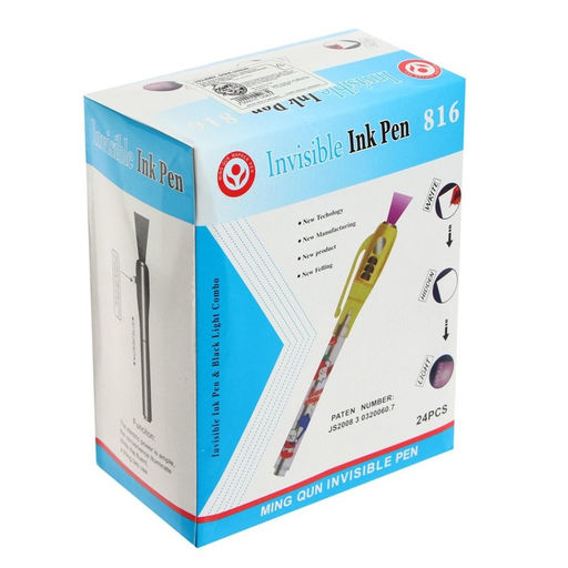 Маркер с невидимыми чернилами Calligrata Шпион, надпись видно при подсвечивании фонариком, МИКС - Simaland фото 3