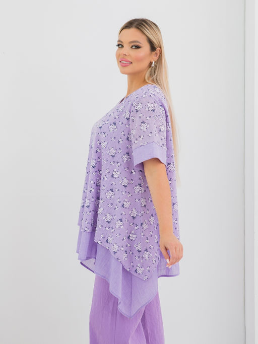 Туника 1411 сиреневый - Novita фото 4
