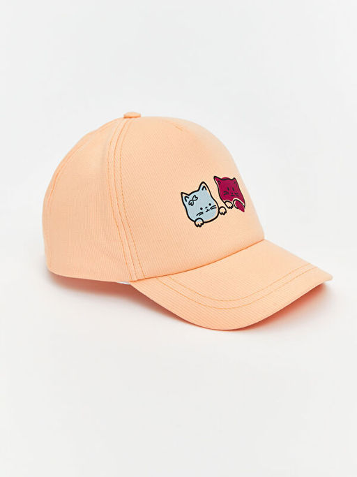 Bask?l? K?z ?ocuk Bucket ?apka