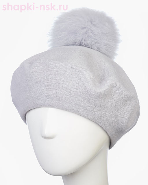 Берет фетр флис Помпон 115 Берет женский флис (58-59) - Tonak фото 8