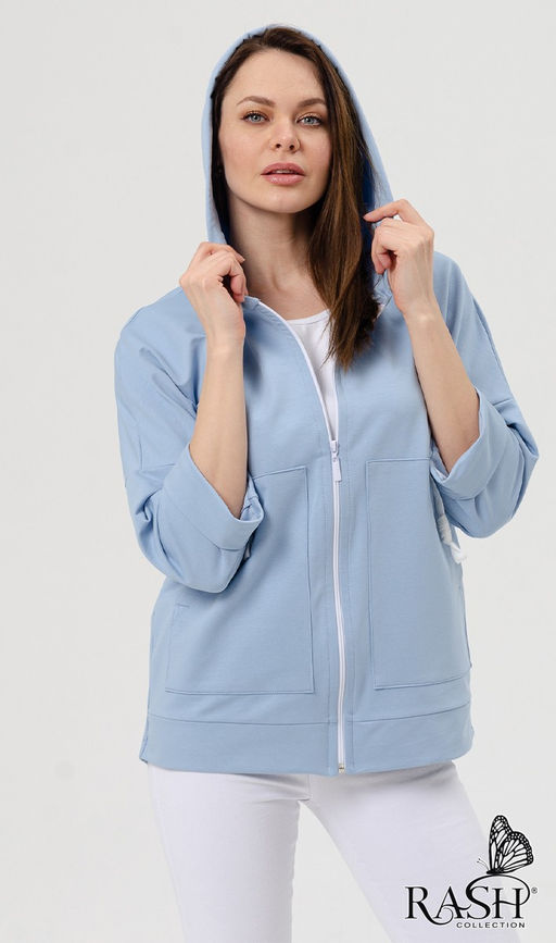 Парка "Экзюпери" голубая Цвет:Голубой