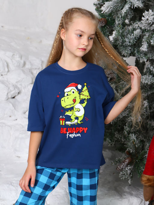 ДК014 Домашний костюм Динго (индиго) - Милаша фото 10