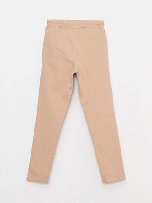 Beli Lastikli Basic Gabardin K?z ?ocuk Pantolon - Waikiki фото 2