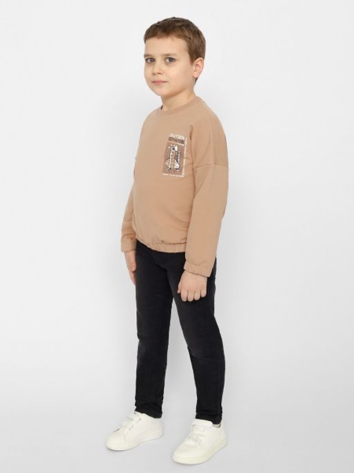 CRB wear/CSKB 63467-31-353 Джемпер для мальчика,бежевый/Ex.Cherubino  фото 3