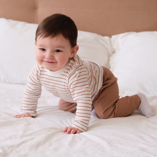 Ползунки-штанишки Крошка Я, BASIC LINE, рост 86-92 см, цвет коричневый  фото 3