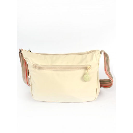 Сумка женская текстиль BoBo-6815, 1отд, плечевой ремень, молочный 261603  фото 2