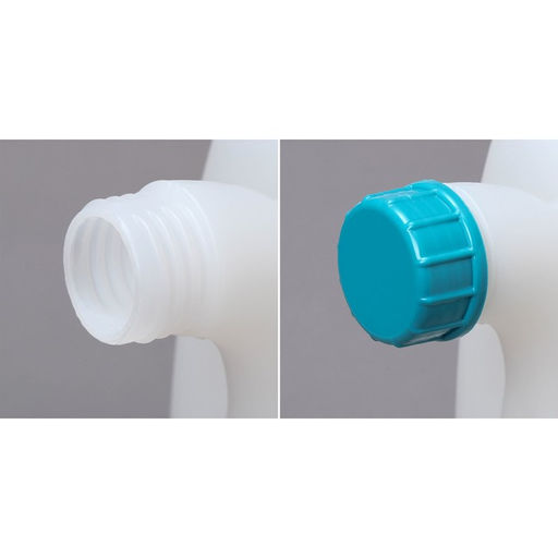 Канистра пищевая «Бочонок», 10 л, пластиковая, со сливом, белая