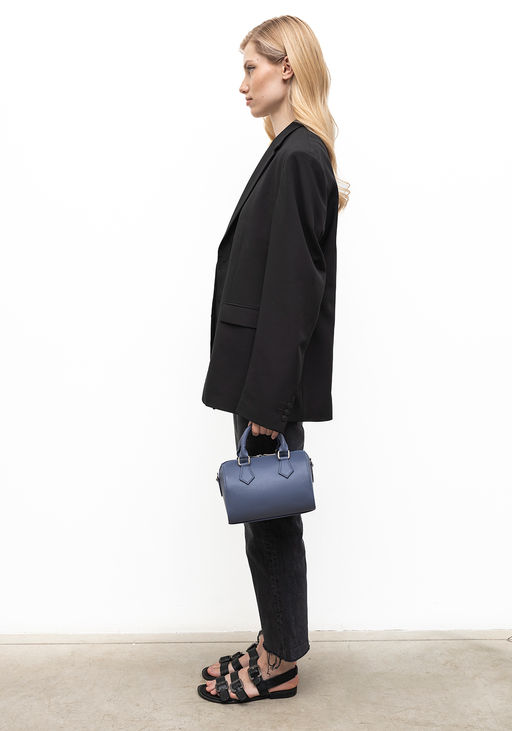 Сумка Модель №1513 | кожзам | зернистая | синий | Р831-42 | 33034 - L-craft фото 7