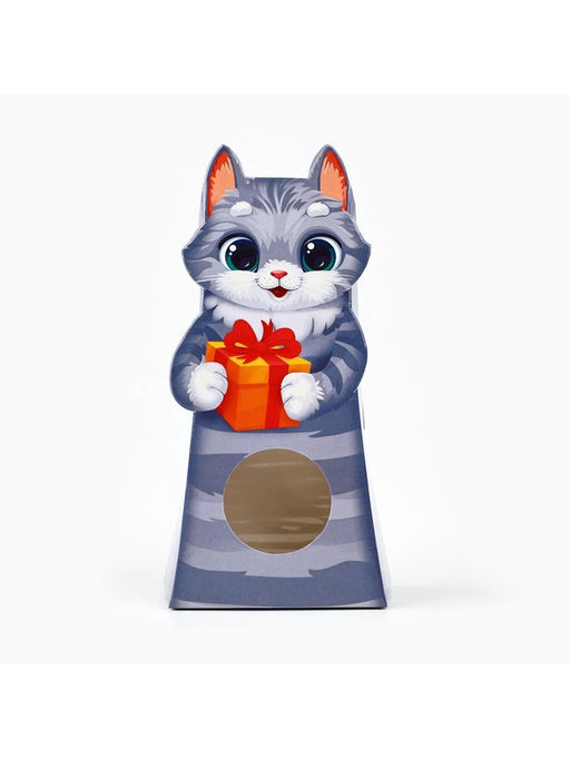 Цена за 5 шт. Коробка складная с окном Котёнок, 6 х 12 х 3.5 см - Дарите счастье фото 4