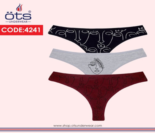 Набор женских трусов 3 шт 4217 - Ots фото 4