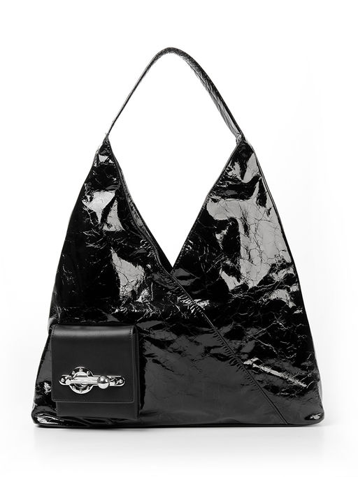 LACCOMA сумка Q6158-L-черный натуральная кожа полиэстер  фото 3