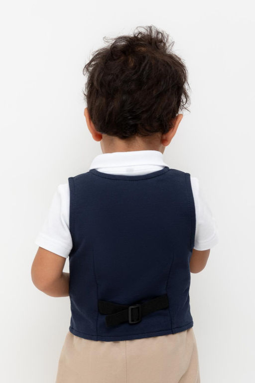 Crockid _ КР 302754/индиго к568 жилет д/мал яс  фото 5