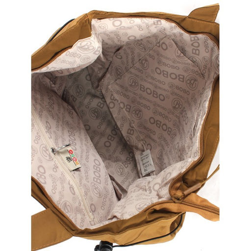 Сумка женская текстиль BoBo-1702, 1отд, горчичный 259577  фото 3