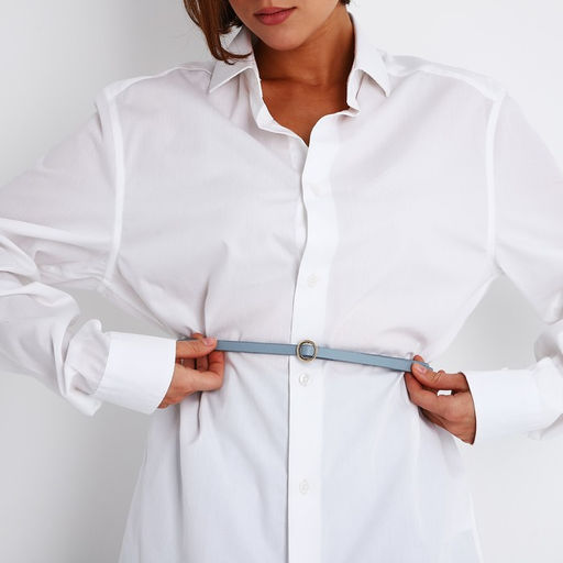 Ремень женский, ширина 1 см, пряжка металл, цвет голубой - Simaland фото 4