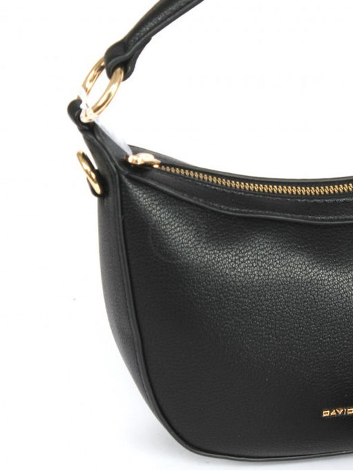 Сумка женская искусственная кожа DJ-СМ 7186-BLACK, 1отд, плечевой ремень, черный SALE 263860 - Adelia фото 8