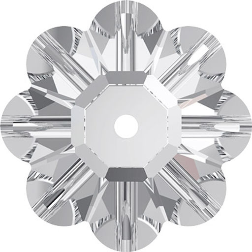 Страз PRECIOSA 438-52-301 Crystal 6 мм стекло 144 шт в пакете белый (crystal S)