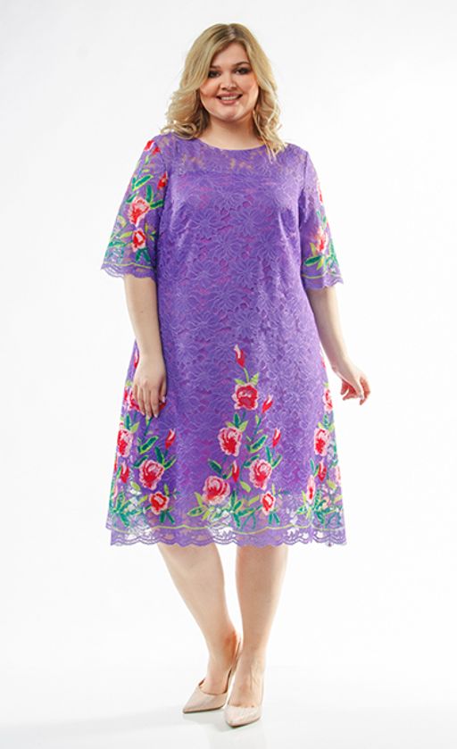 Платье из великолепного гипюра с роскошной печатью под вышивку - Ckc collections фото 2