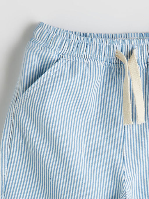 Beli Lastikli ?izgili Erkek ?ocuk ?ort