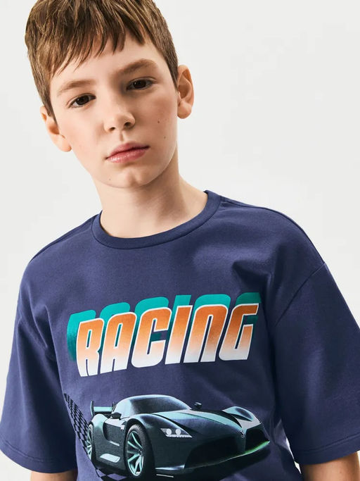 ACOOLA / Футболка детская для мальчиков Don индиго фото 6