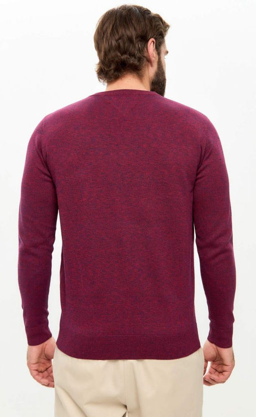 Джемпер F121-15-812 bordo melange - Fine joyce фото 5