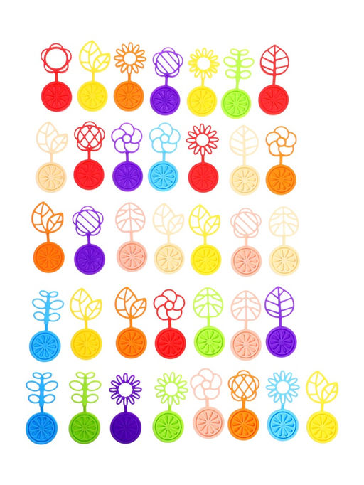 Конструктор развивающий Листочки, с заданиями, 42 детали - Unicon фото 9