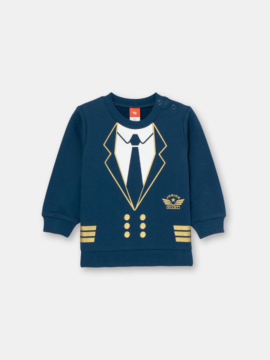 CRB wear/CSNB 63044-41-305 Джемпер для мальчика, темно-синий/Ex.Cherubino