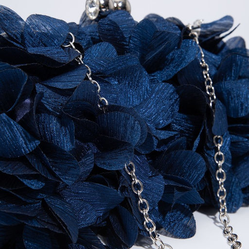 Сумка-клатч на фермуаре, цвет синий - Simaland фото 6