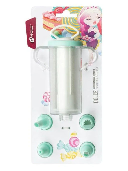 Кулинарный шприц с 4 насадками APOLLO Dolce Выпечка фото 7