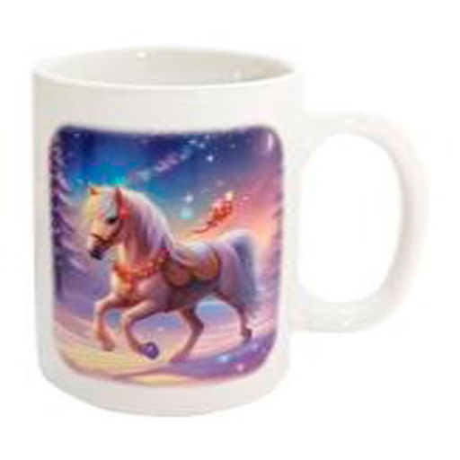 Кружка "Новогодняя лошадка" 350 мл арт.MFK20579