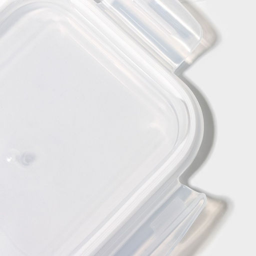 Контейнер для еды Доляна Basic, 640 мл, 1712.56.3 см, прямоугольный, жаропрочного стекло, прозрачный  фото 7