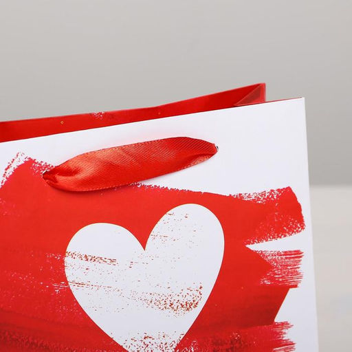 Цена за 2 шт. Пакет подарочный ламинированный, упаковка, Love, S 15×12×5.5 см