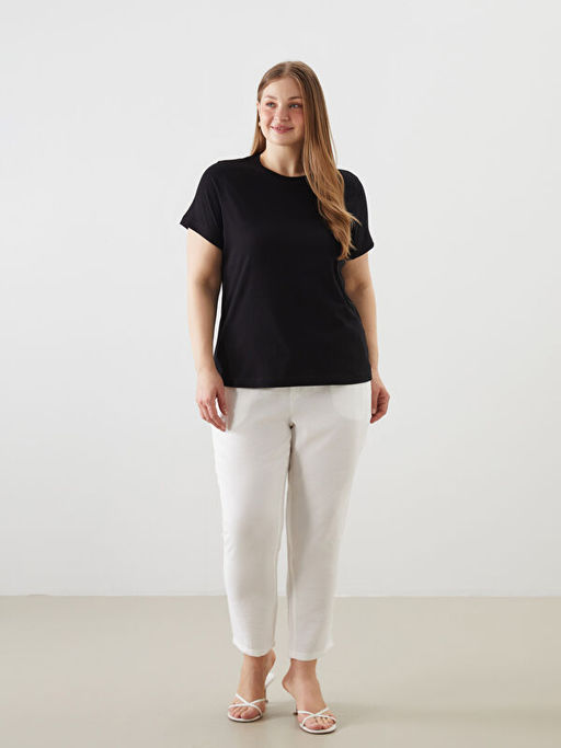 Bisiklet Yaka Kad?n Ti??rt