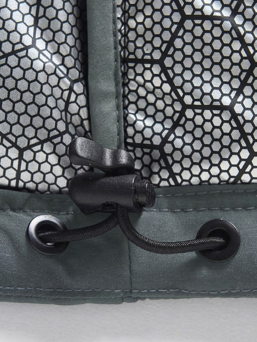 Куртка мужская стёганая с капюшоном с графеновой подкладкой цвета хаки 9623_1Kh